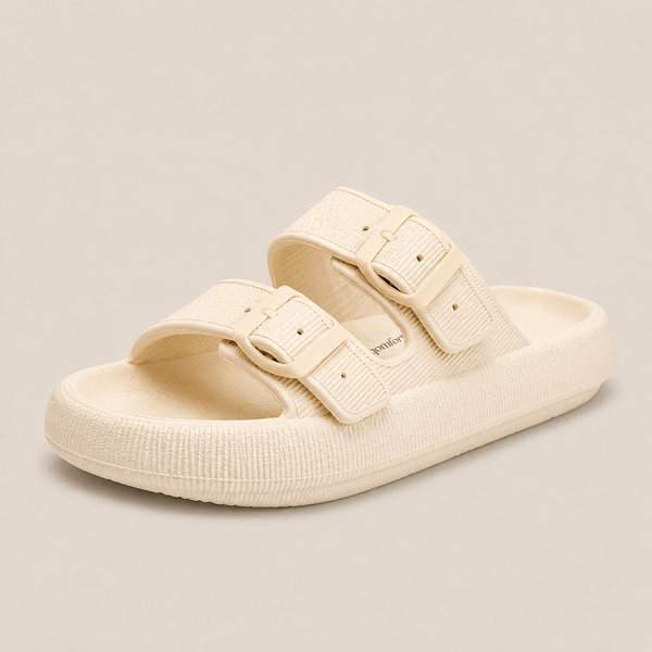 Cushioned Sandals by Qomfort.