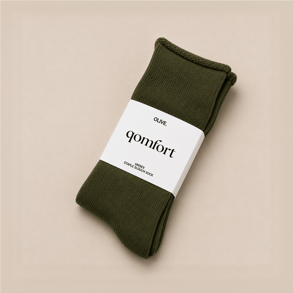 Essential Socks - Olive.