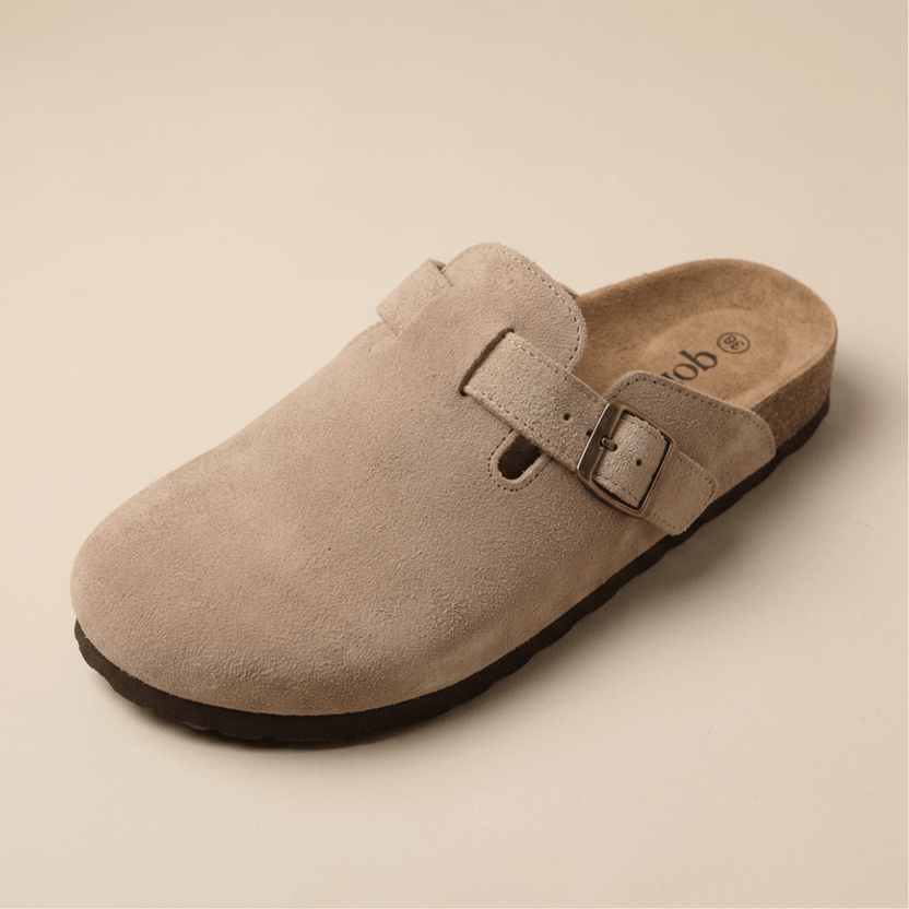 Authentic Suede Clogs from Qomfort